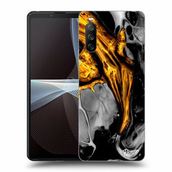 Maskica za Sony Xperia 10 III - Black Gold