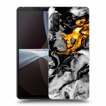 Maskica za Sony Xperia 10 III - Black Gold 2