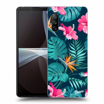 Maskica za Sony Xperia 10 III - Pink Monstera