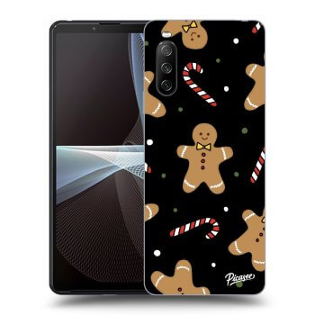Picasee crna silikonska maskica za Sony Xperia 10 III - Gingerbread