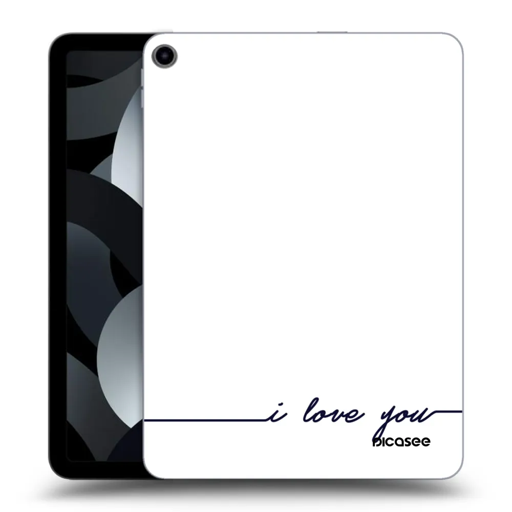 Picasee silikonska prozirna maskica za Apple iPad Pro 11" 2019 (1.gen.) - I love you