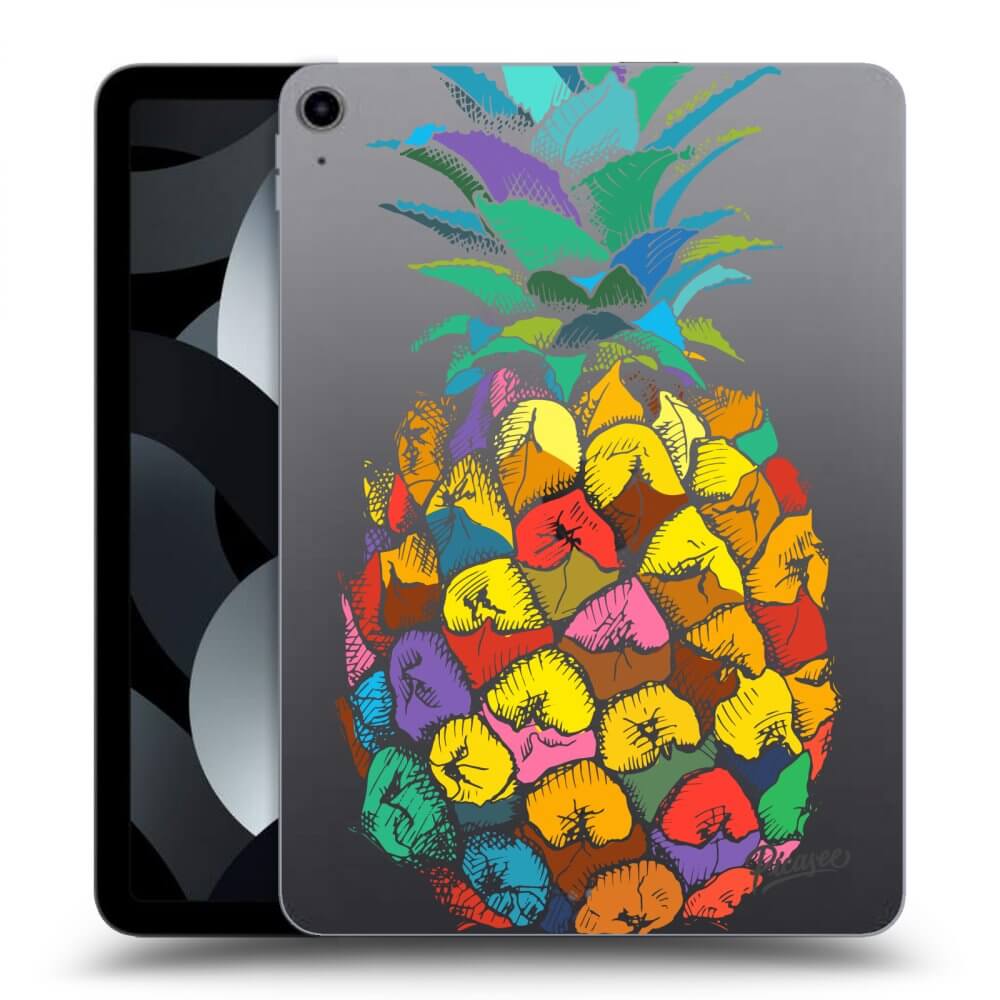 Picasee silikonska prozirna maskica za Apple iPad Pro 11" 2019 (1.generace) - Pineapple