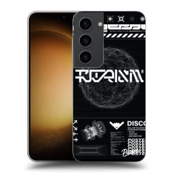 Picasee crna silikonska maskica za Samsung Galaxy S23 5G - BLACK DISCO
