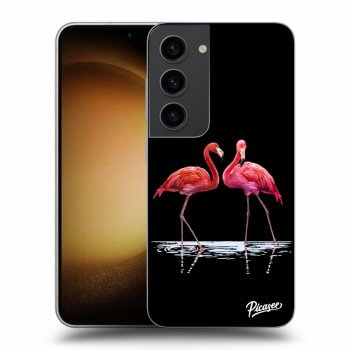 Picasee ULTIMATE CASE za Samsung Galaxy S23 5G - Flamingos couple