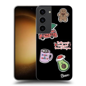 Picasee ULTIMATE CASE PowerShare za Samsung Galaxy S23 5G - Christmas Stickers