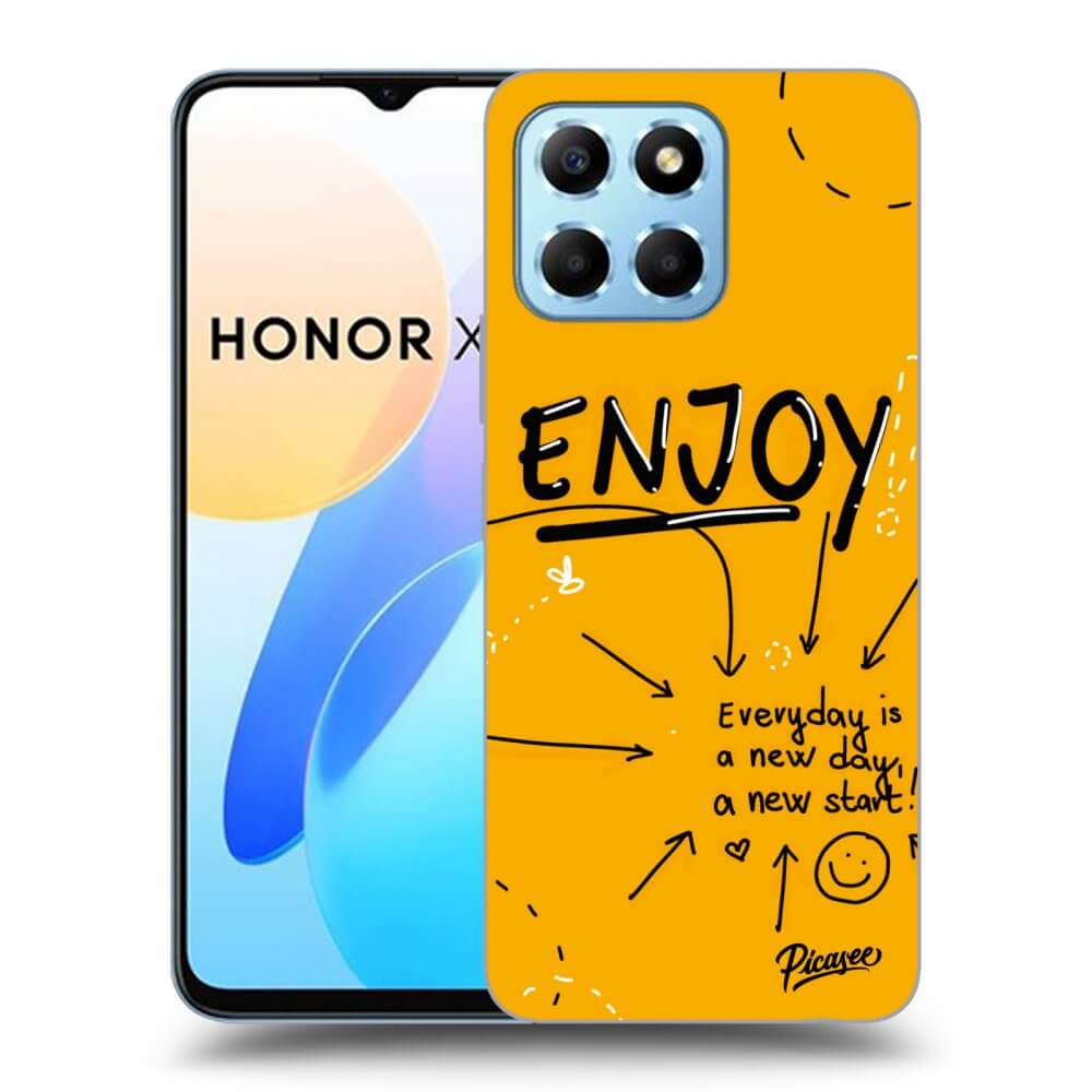 Picasee silikonska prozirna maskica za Honor X8 5G - Enjoy