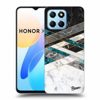 Maskica za Honor X8 5G - Black & White geometry