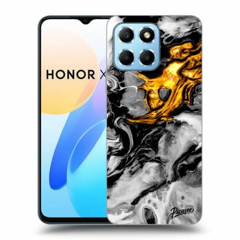 Maskica za Honor X8 5G - Black Gold 2