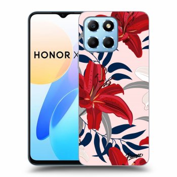 Maskica za Honor X8 5G - Red Lily