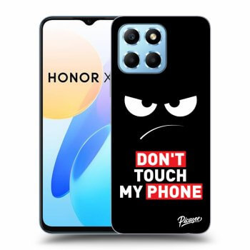 Maskica za Honor X8 5G - Angry Eyes - Transparent