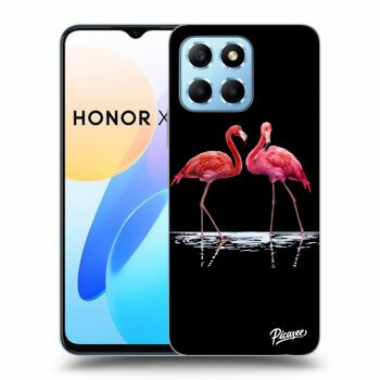 Maskica za Honor X8 5G - Flamingos couple
