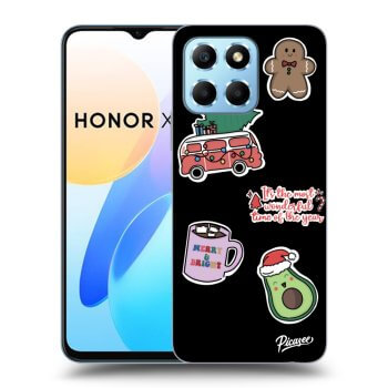Maskica za Honor X8 5G - Christmas Stickers