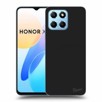 Picasee crna silikonska maskica za Honor X8 5G - Clear