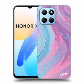 Maskica za Honor X8 5G - Pink liquid