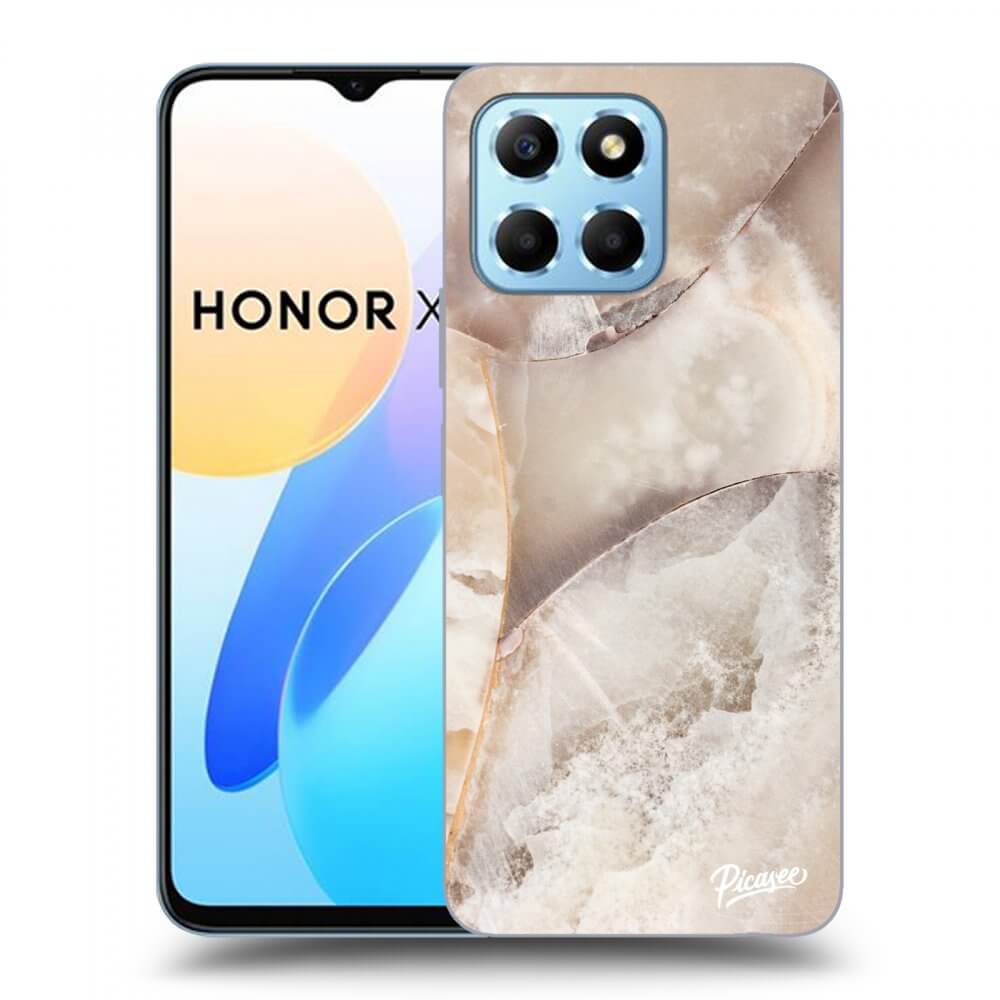 Picasee ULTIMATE CASE za Honor X8 5G - Cream marble