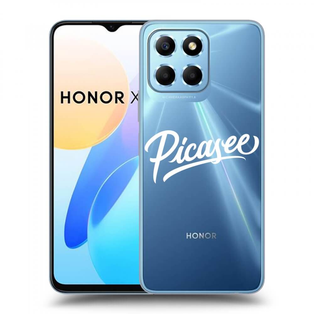 Picasee silikonska prozirna maskica za Honor X6 - Picasee - White