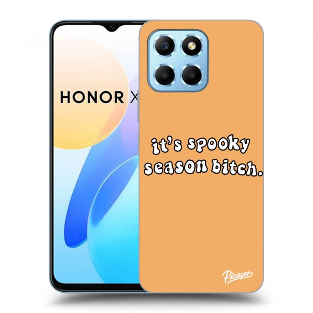 Picasee silikonska prozirna maskica za Honor X6 - Spooky season