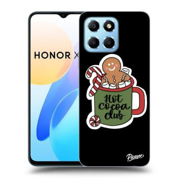 Picasee crna silikonska maskica za Honor X6 - Hot Cocoa Club