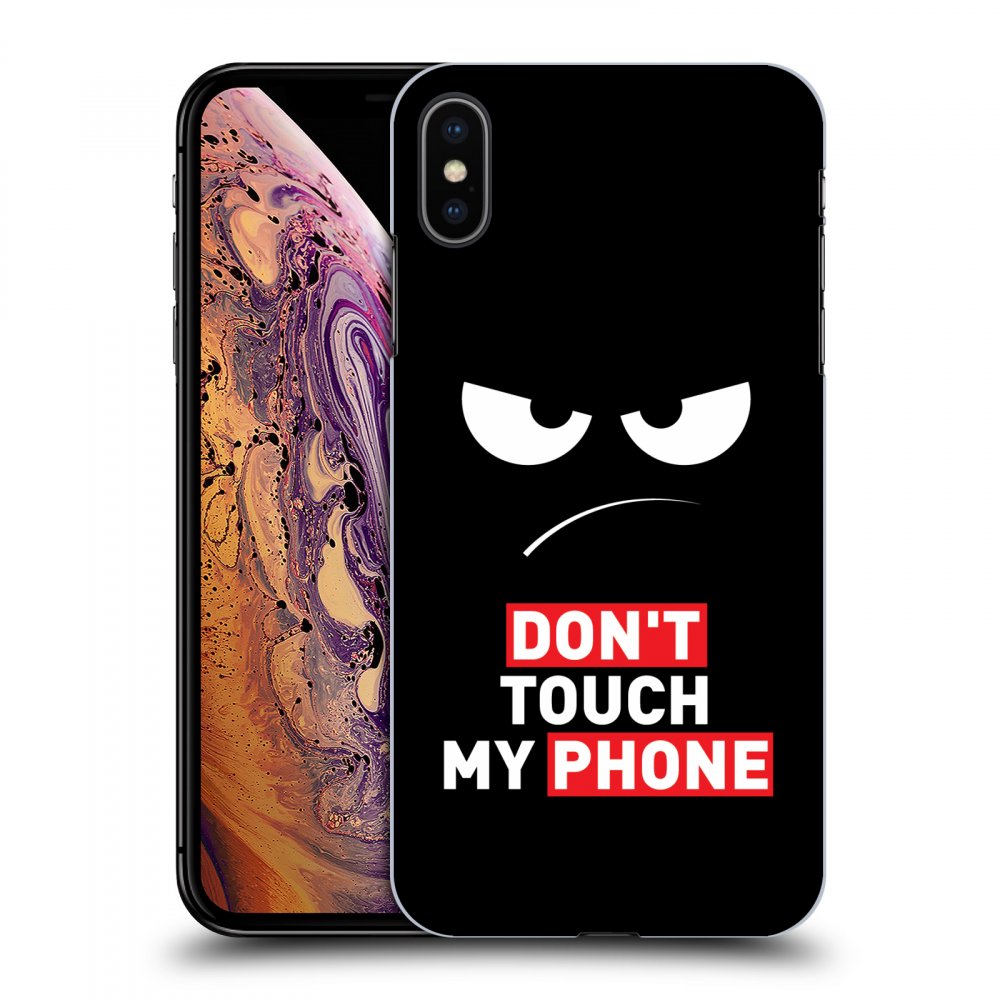Picasee ULTIMATE CASE za Apple iPhone XS Max - Angry Eyes - Transparent
