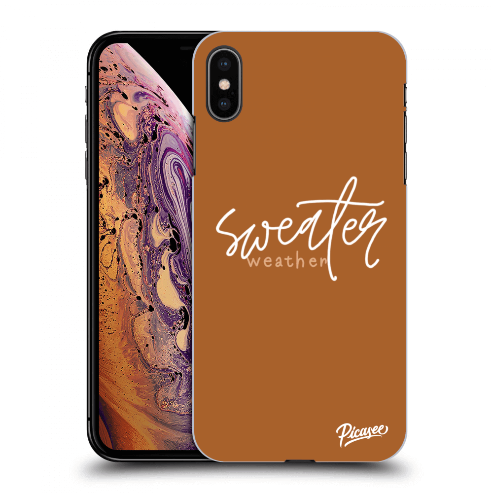 Picasee ULTIMATE CASE za Apple iPhone XS Max - Sweater weather