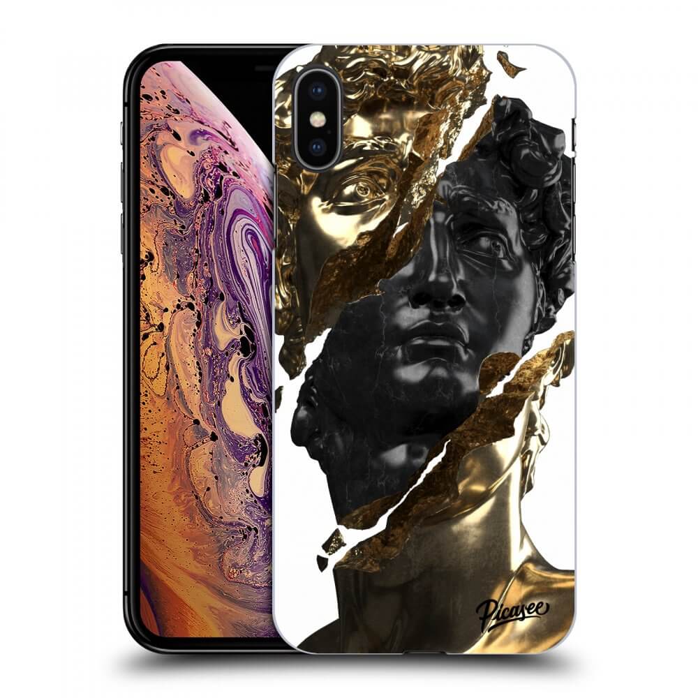 Picasee ULTIMATE CASE za Apple iPhone XS Max - Gold - Black