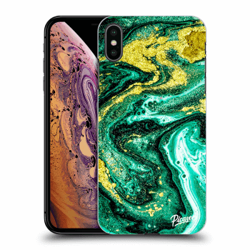 Maskica za Apple iPhone XS Max - Green Gold