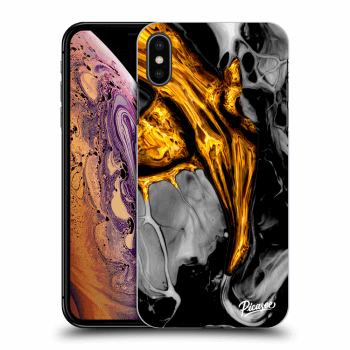 Maskica za Apple iPhone XS Max - Black Gold