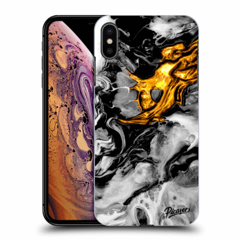 Maskica za Apple iPhone XS Max - Black Gold 2