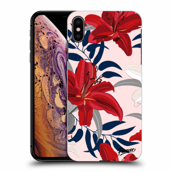 Picasee ULTIMATE CASE za Apple iPhone XS Max - Red Lily