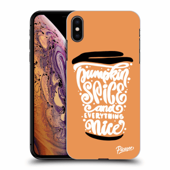 Maskica za Apple iPhone XS Max - Pumpkin coffee