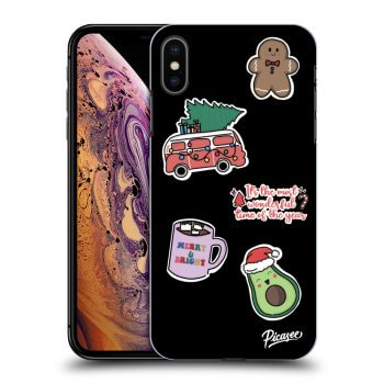 Picasee ULTIMATE CASE za Apple iPhone XS Max - Christmas Stickers