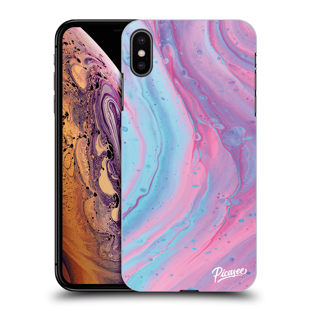 Picasee ULTIMATE CASE za Apple iPhone XS Max - Pink liquid