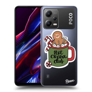 Picasee silikonska prozirna maskica za Xiaomi Poco X5 - Hot Cocoa Club