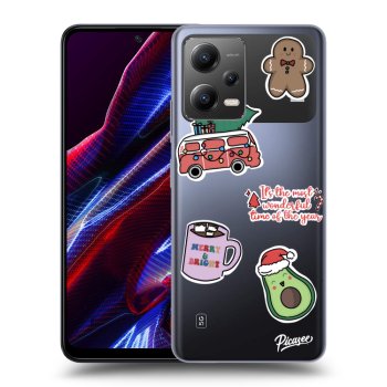 Maskica za Xiaomi Poco X5 - Christmas Stickers
