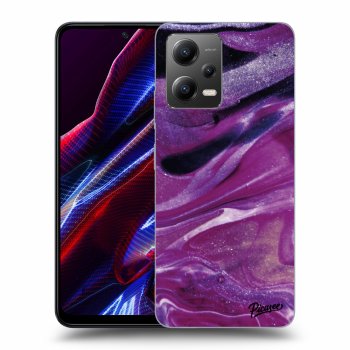 Maskica za Xiaomi Poco X5 - Purple glitter