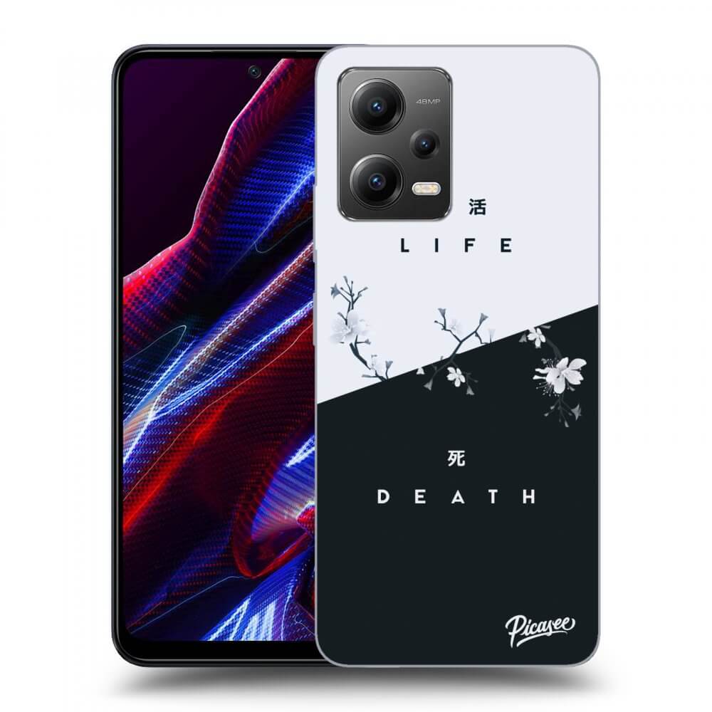 Picasee silikonska prozirna maskica za Xiaomi Poco X5 - Life - Death