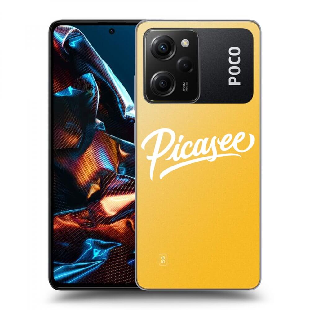 Picasee silikonska prozirna maskica za Xiaomi Poco X5 Pro - Picasee - White