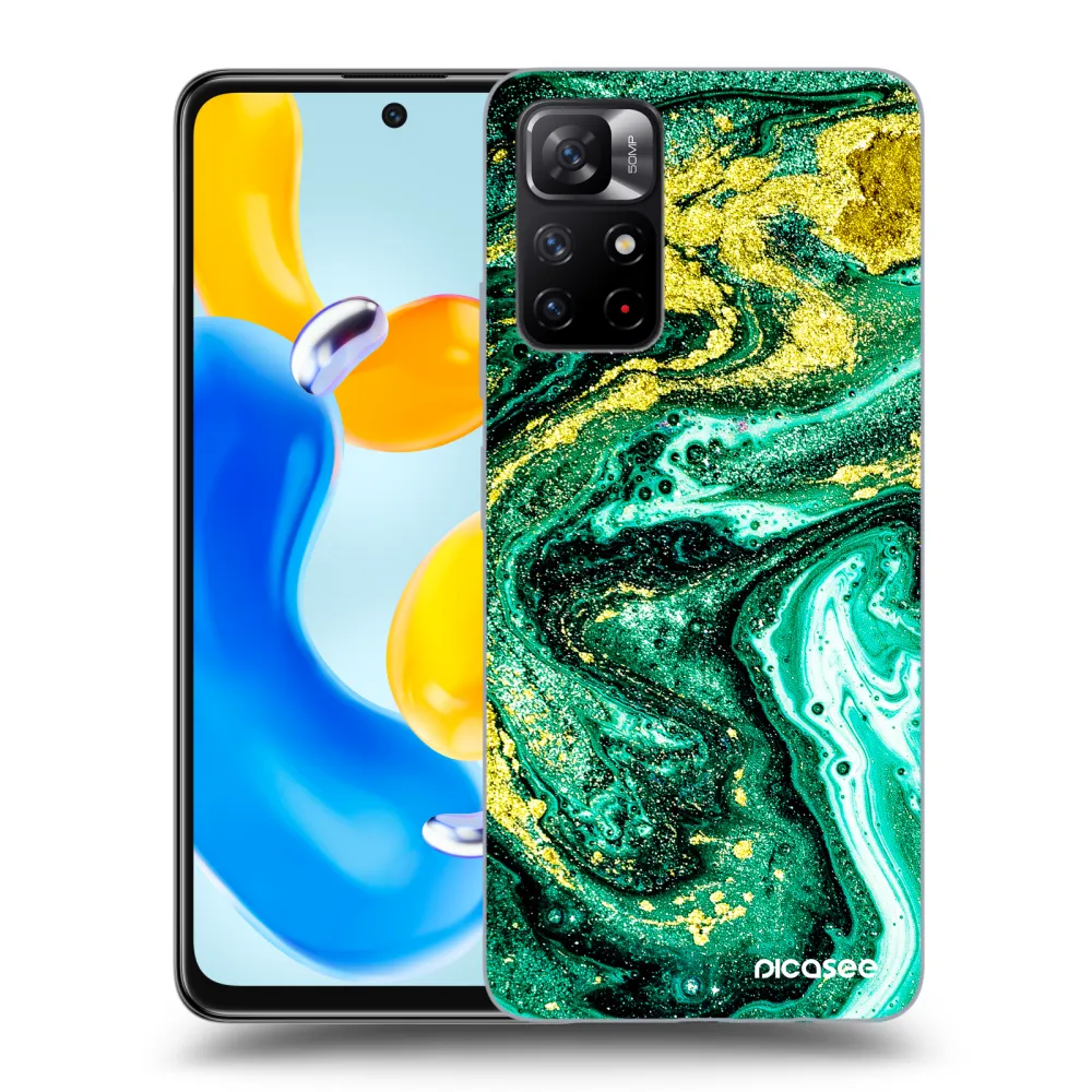 Picasee ULTIMATE CASE za Xiaomi Redmi Note 11S 5G - Green Gold