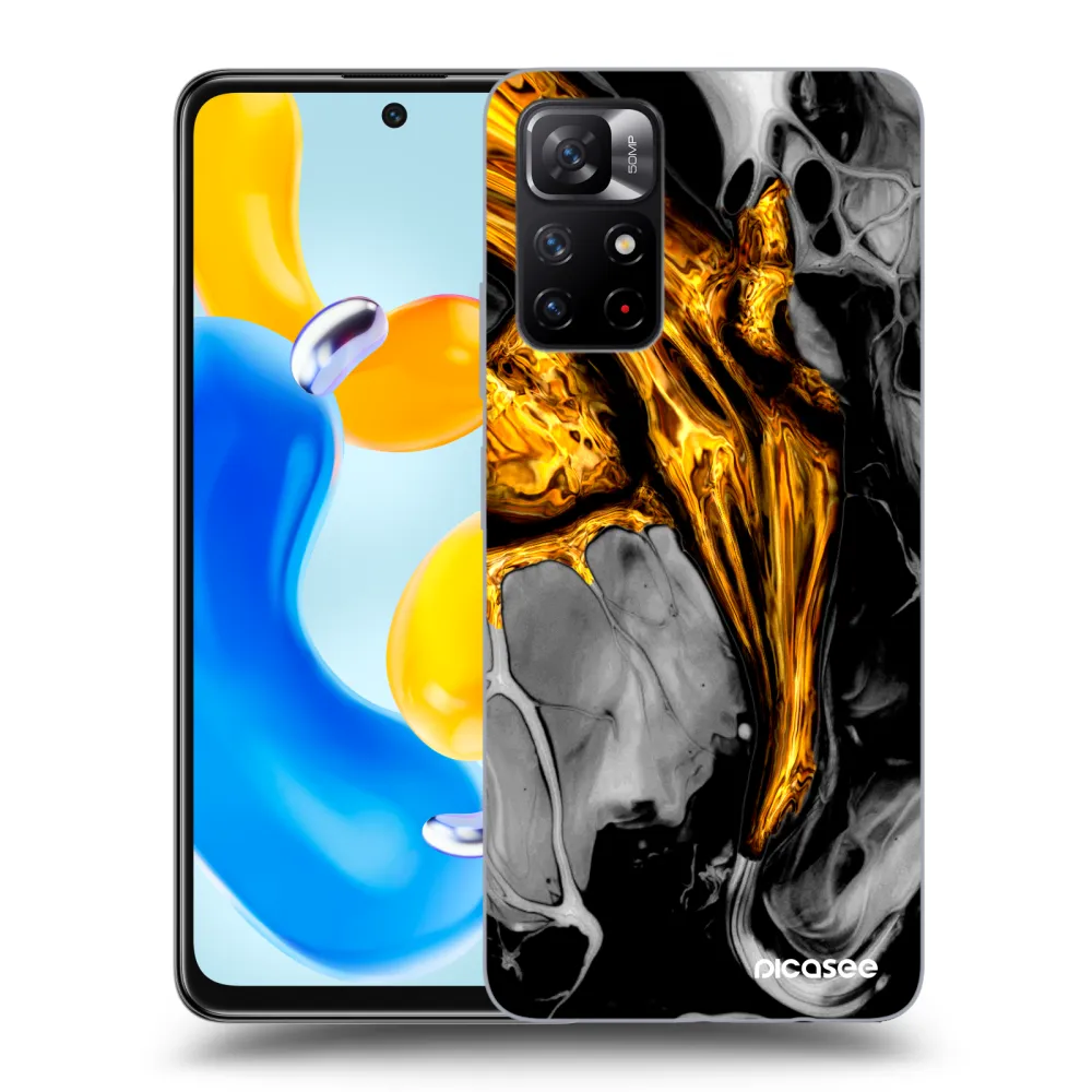 Picasee ULTIMATE CASE za Xiaomi Redmi Note 11S 5G - Black Gold