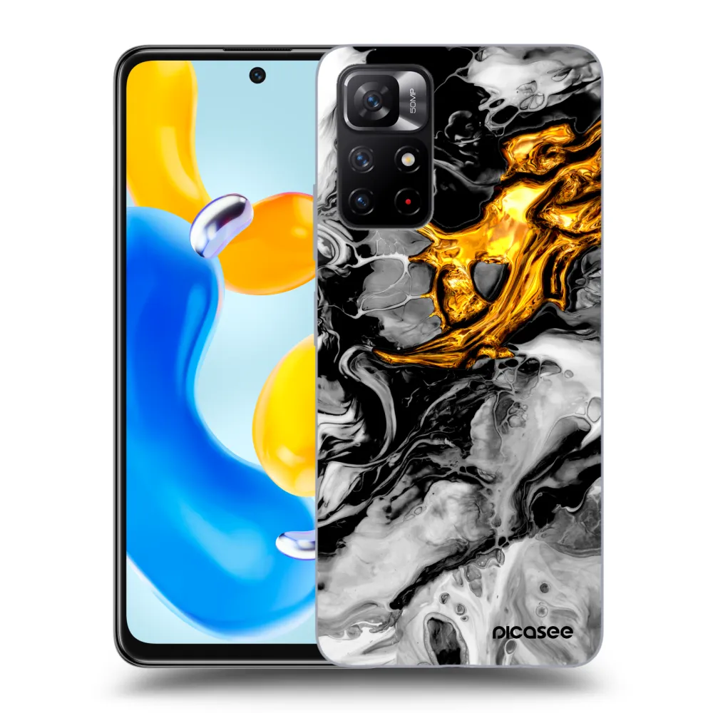 Picasee ULTIMATE CASE za Xiaomi Redmi Note 11S 5G - Black Gold 2