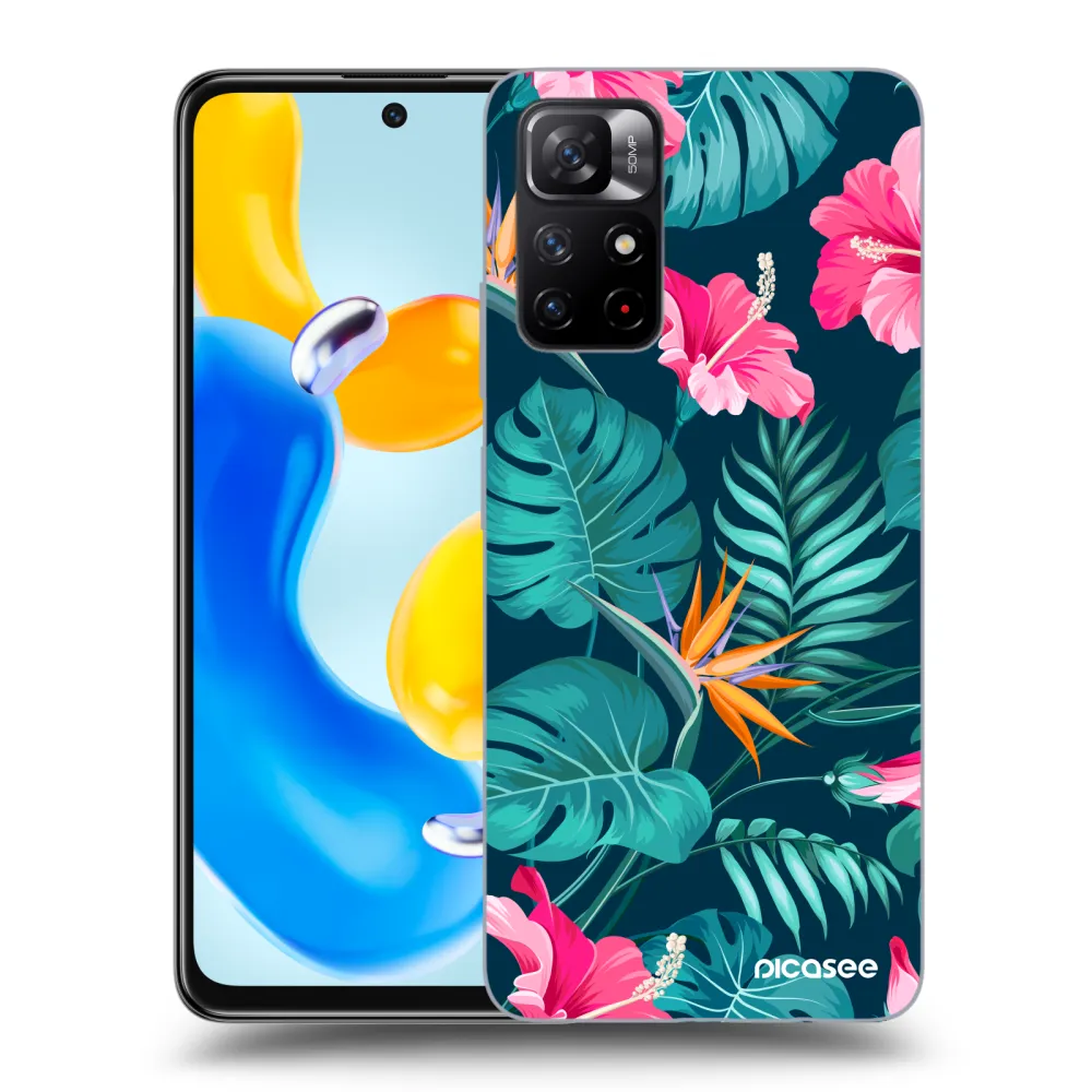 Picasee ULTIMATE CASE za Xiaomi Redmi Note 11S 5G - Pink Monstera