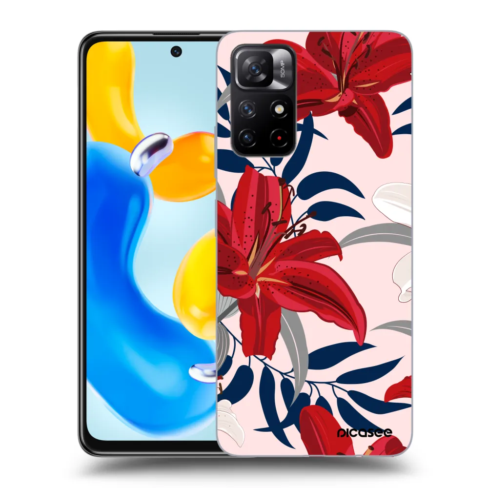 Picasee ULTIMATE CASE za Xiaomi Redmi Note 11S 5G - Red Lily