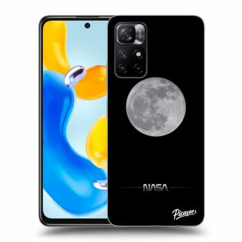 Picasee silikonska prozirna maskica za Xiaomi Redmi Note 11S 5G - Moon Minimal