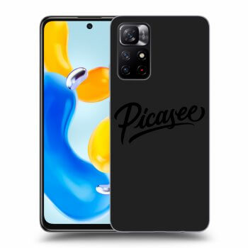 Picasee crna silikonska maskica za Xiaomi Redmi Note 11S 5G - Picasee - old logo - black