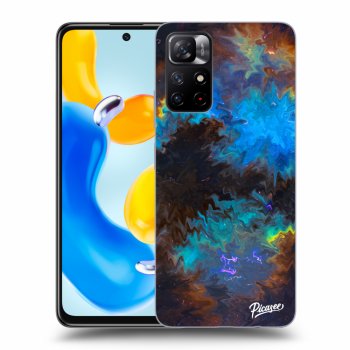 Picasee crna silikonska maskica za Xiaomi Redmi Note 11S 5G - Space