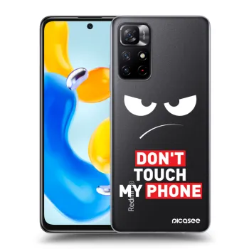 Picasee silikonska prozirna maskica za Xiaomi Redmi Note 11S 5G - Angry Eyes - Transparent