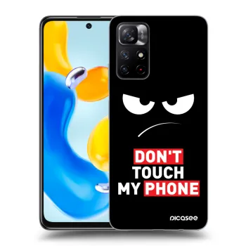 Maskica za Xiaomi Redmi Note 11S 5G - Angry Eyes - Transparent