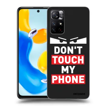 Picasee crna silikonska maskica za Xiaomi Redmi Note 11S 5G - Shadow Eye - Transparent