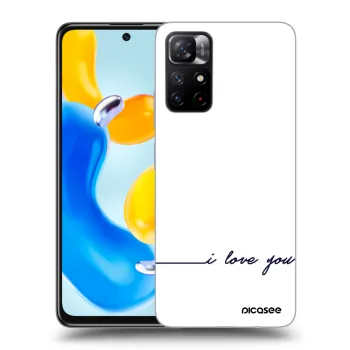 Maskica za Xiaomi Redmi Note 11S 5G - I love you