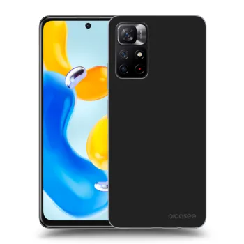 Picasee crna silikonska maskica za Xiaomi Redmi Note 11S 5G - Clear